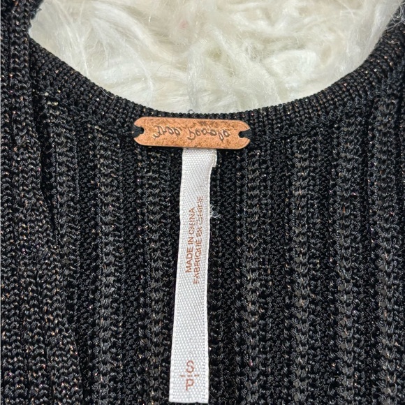 Free People Seascape Vest in Black Combo - Picture 9 of 11